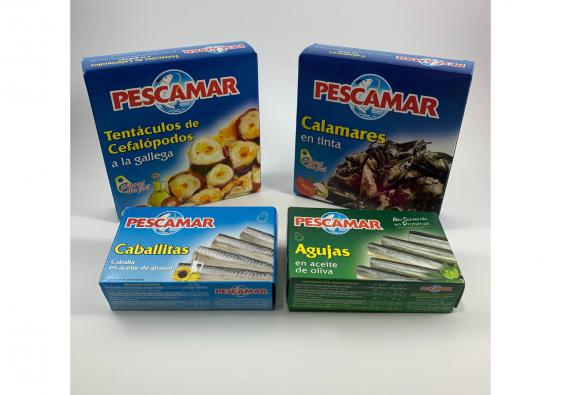 CABALLITAS, AGUJAS, PULPO Y CALAMAR